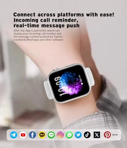 Advanced Health Fitness Smartwatch - 1.97"