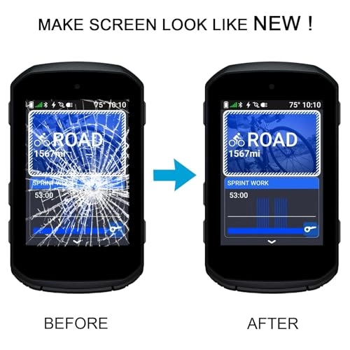 Edge 550 - LCD display screen