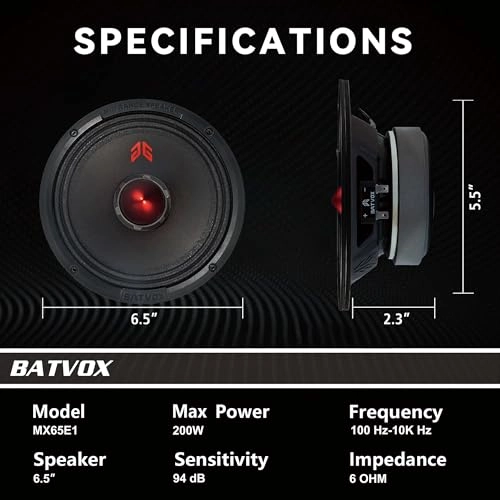 MX65E1 - 6.5" Midrange