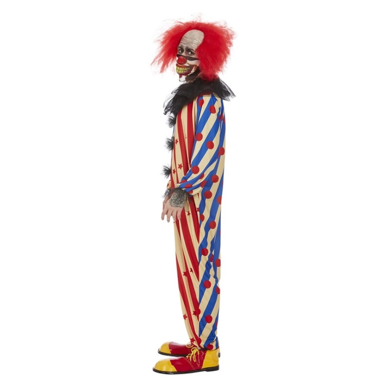 Creepy Clown Costume Set - Clown Suitable for Mumz L