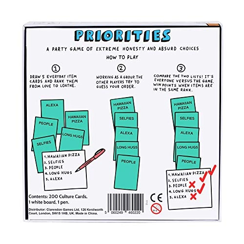 Priorities - English 14 years and up