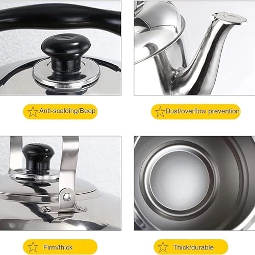 Stovetop Induction Whistling Kettle - 5L