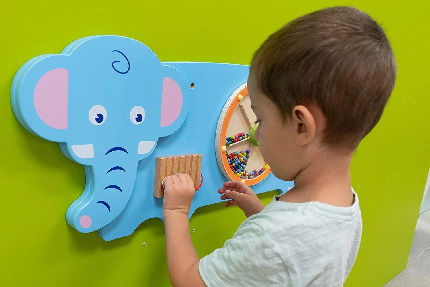 Wooden Elephant Wall Toy - Suitable for 12 months & above