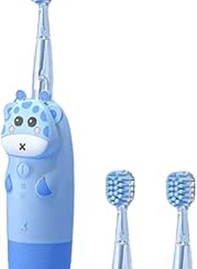 Healifty Kids Electric Toothbrush - Pink 2 Brush Heads