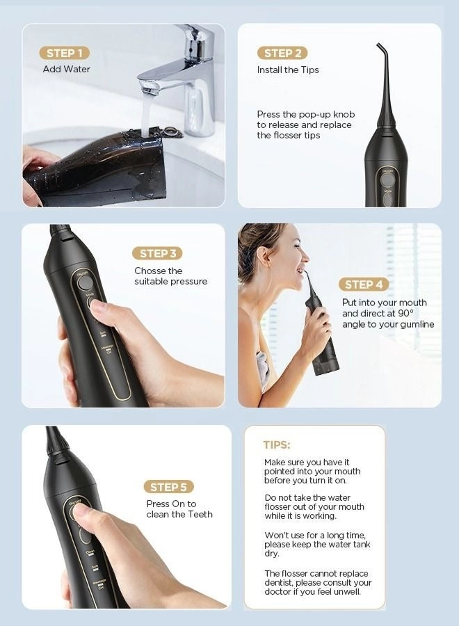 507 - Electric Toothbrush + 5020E - 300ML Oral Irrigator