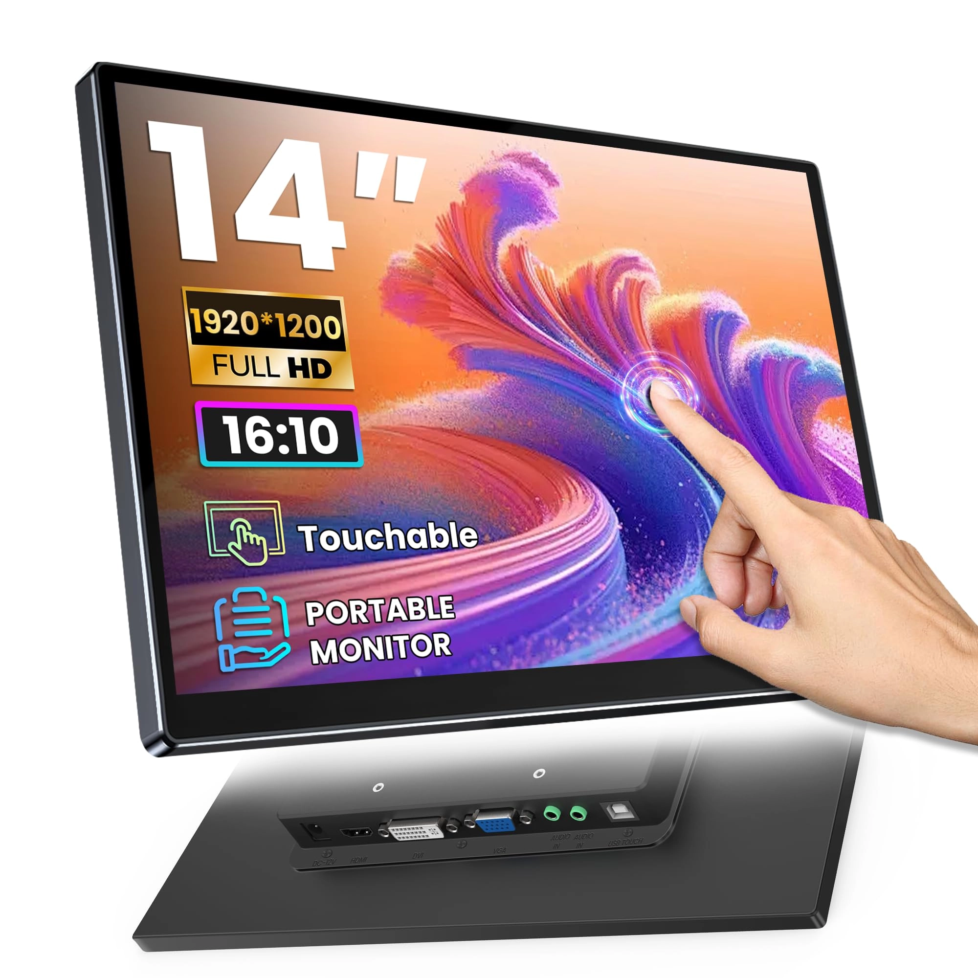 HOWENS Industrial Touchscreen Monitor - TP-BB 14-inch FHD 1920x1200