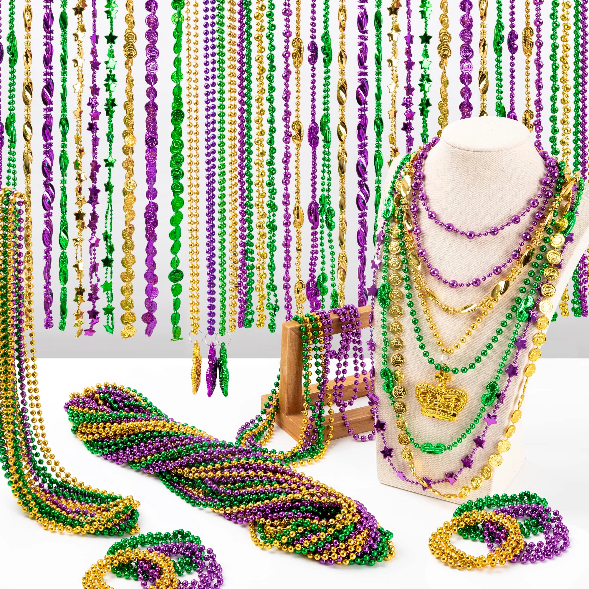 Mardi Gras Beads - 72PCS