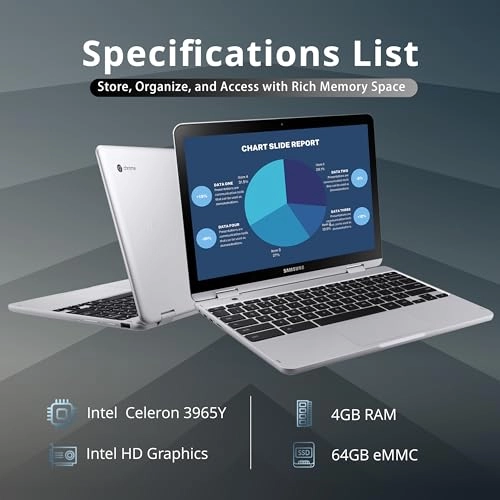 Chromebook Plus XE521QAB - 12.2'' Celeron 3965Y 4GB DDR3 32GB eMMC