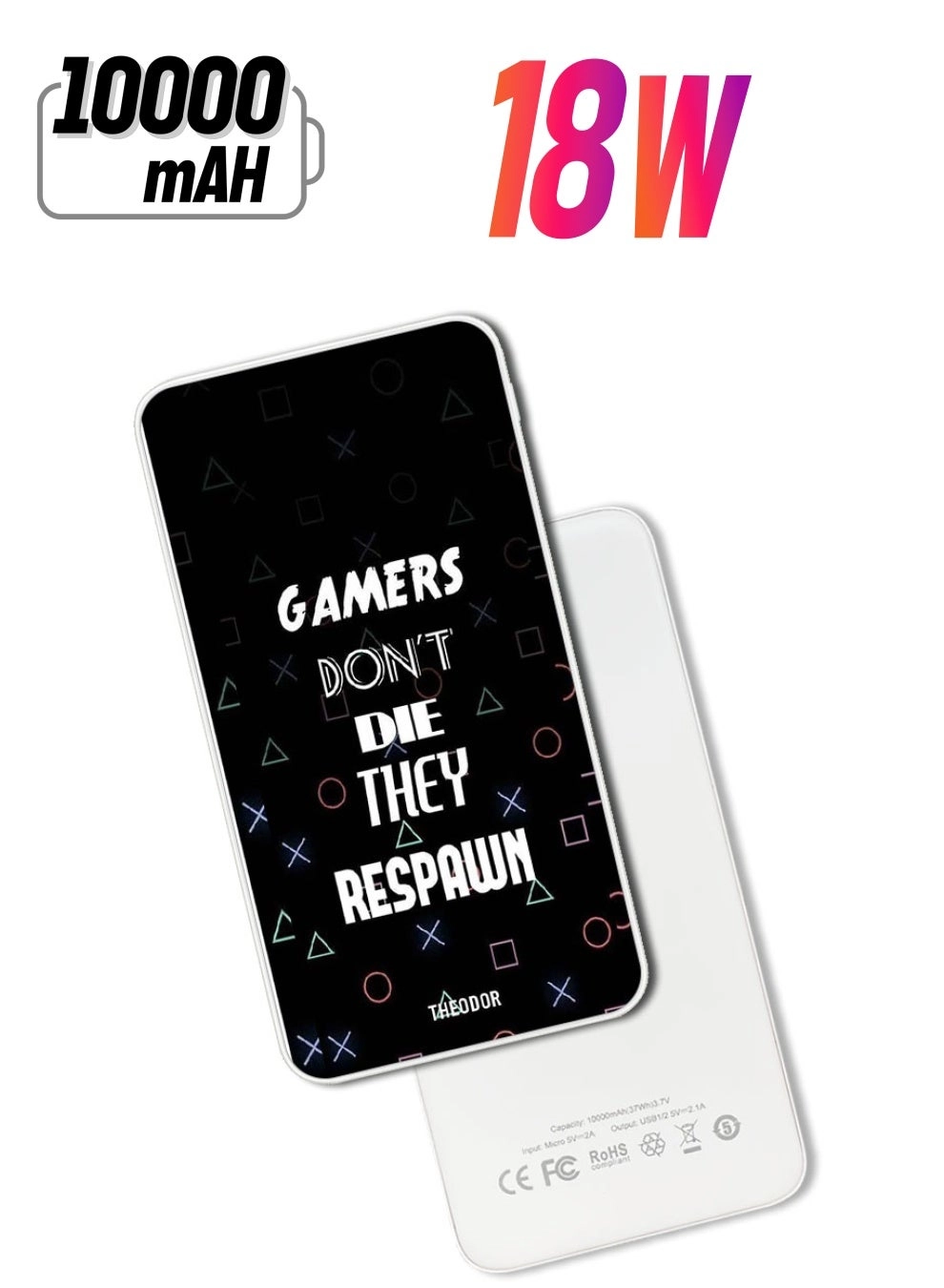 Theodor EX_PPBA196 - 10000 mAh 18W