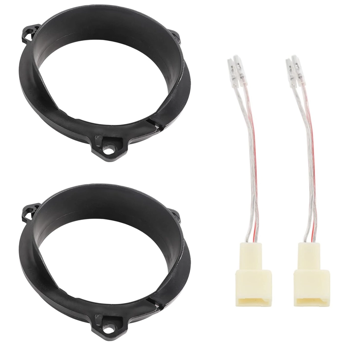 Speaker Adapter Spacers - 6.5 inch + Speaker Wire Harness