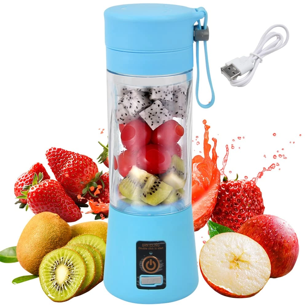 TIMESETL Portable Blender - Mini USB Charger 6 Blades