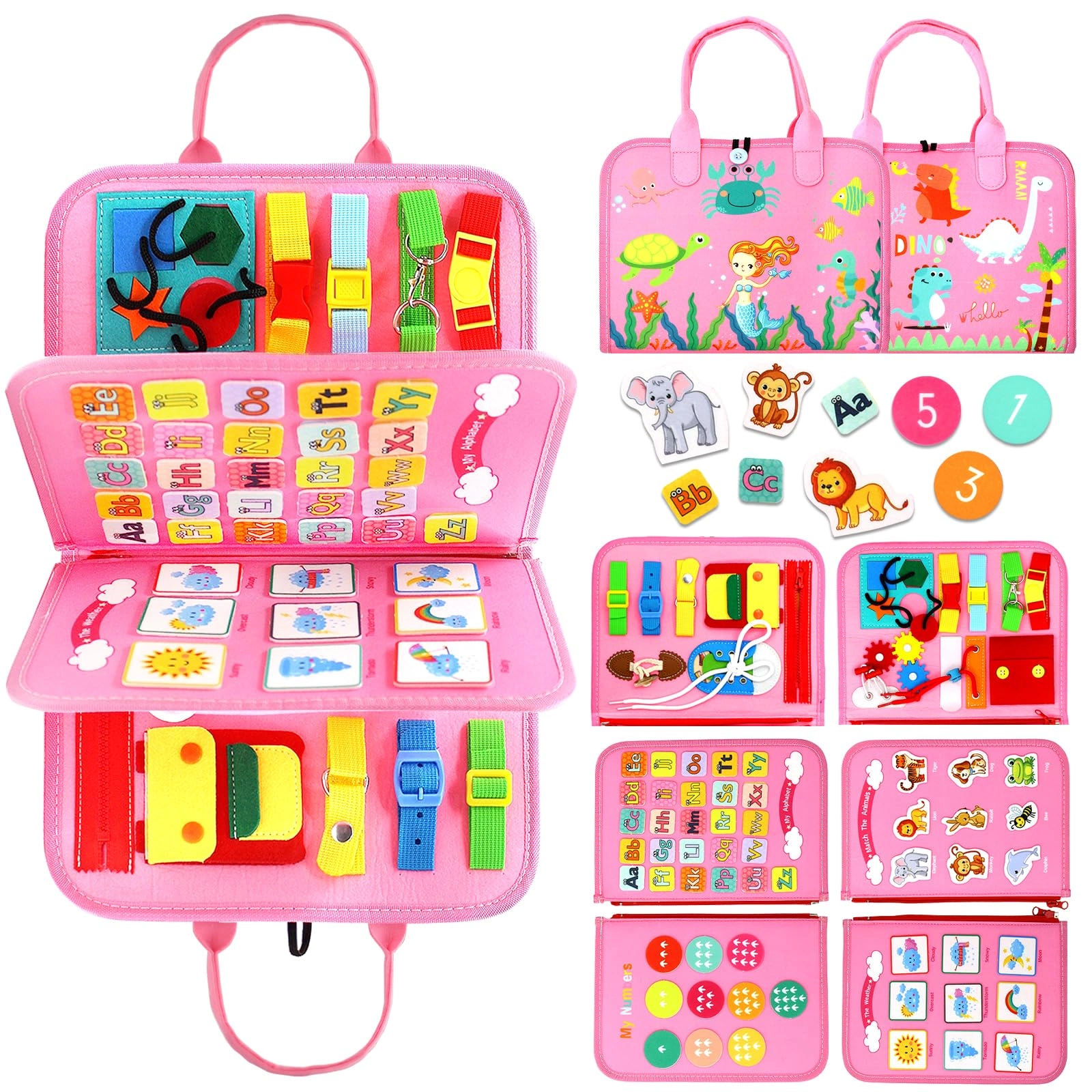 qizfun Busy Board - 3 Years and Older