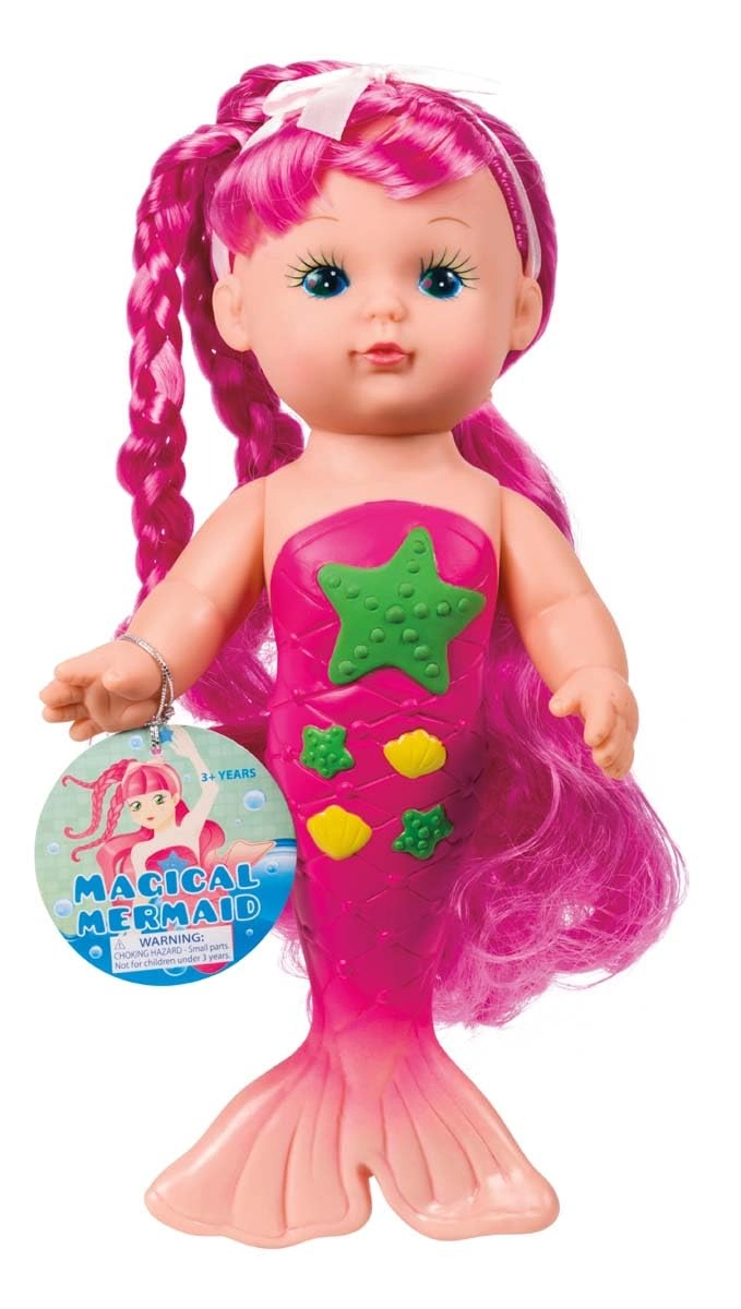Toysmith Bathtime Mermaid Doll - 9 Inch Vinyl