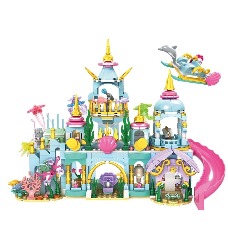 WOMA 11833 Sea World Underwater Castle Furina's Palace - 6 Years 766 pieces