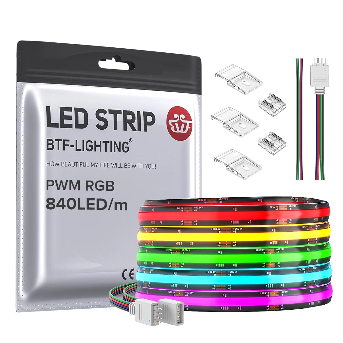 BTF-LIGHTING Technology Co., Limited COB RGB LED Strip - 5M