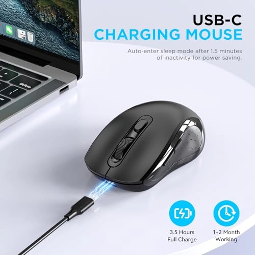 Wireless Computer Mouse - Bluetooth USB