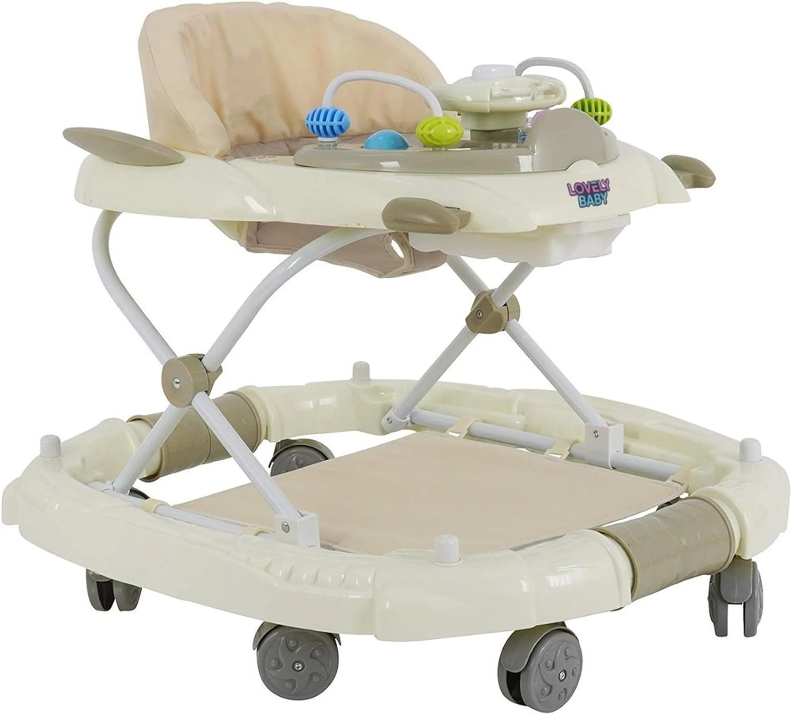 Cosmic Baby Walker - Foldable High back padded seat
