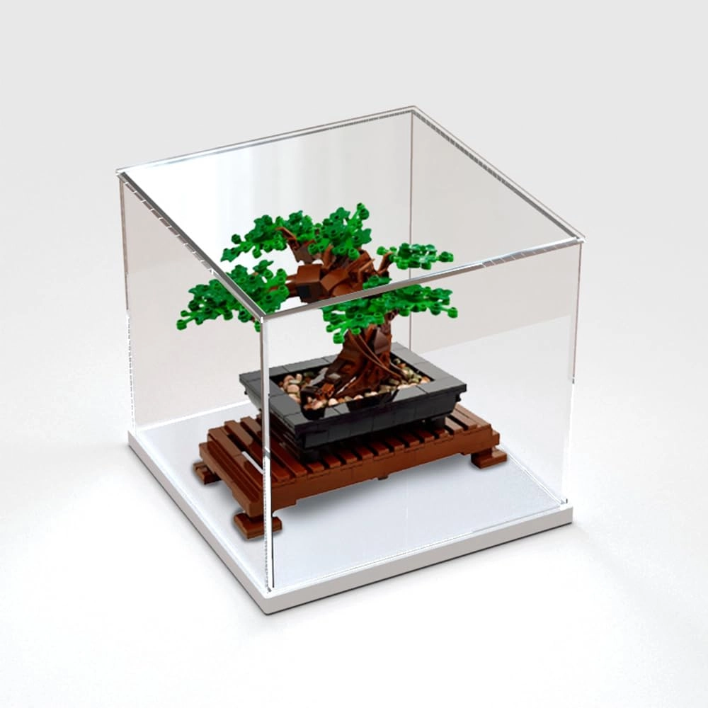 Shengor Acrylic Display Case - 25 x 25 x 20 cm white