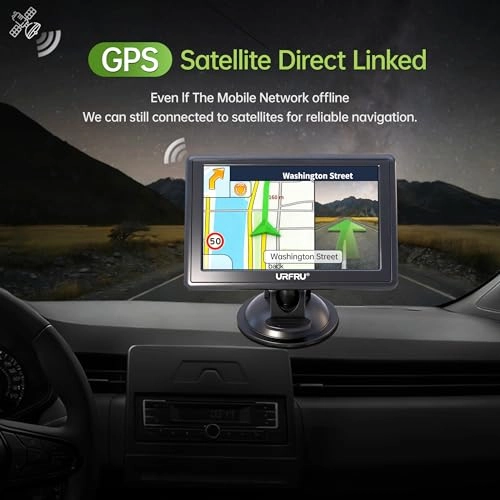GPS Navigator for Trucks North American Q5-1 - 5 inch Free Lifetime Map Updates