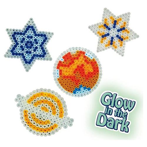 Iron On Beads - Glow in The Dark Stars