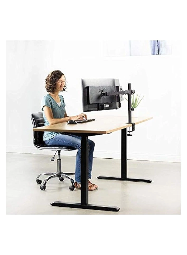 Dual LCD Monitor Desk Mount Stand - 2 27in