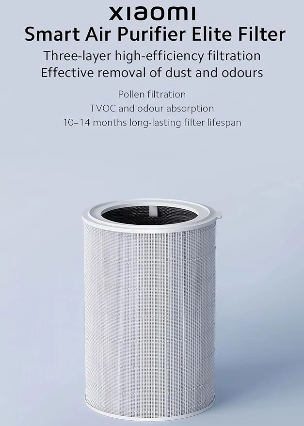 Smart Air Purifier Elite Filter - Three-Layer High Efficiency PM2.5