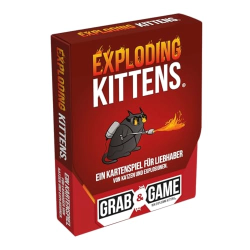Exploding Kittens: Grab & Game - Card Game (German)