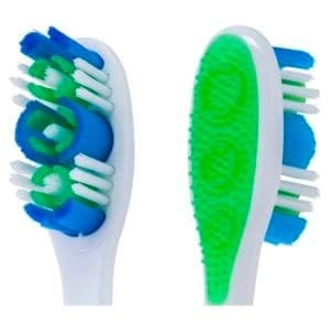 Travel Toothbrush - 6-Piece Pack Green Blue White