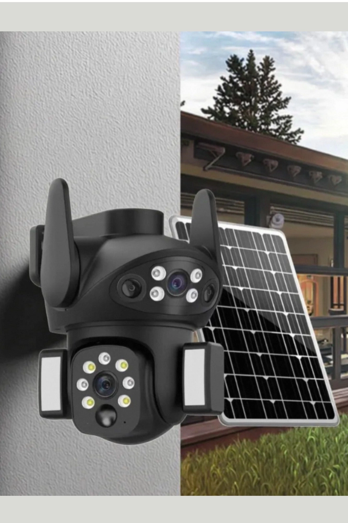 Solar Camera with Streetlight