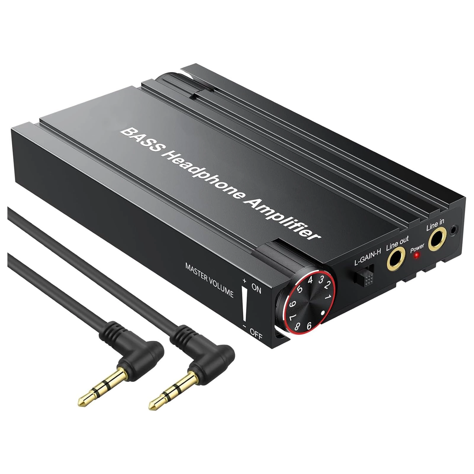 Headphone Amplifier - 2 Stage Gain Bass Boost 3.5mm