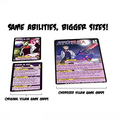 Sentinels of The Multiverse: Oversized Villain Character Cards