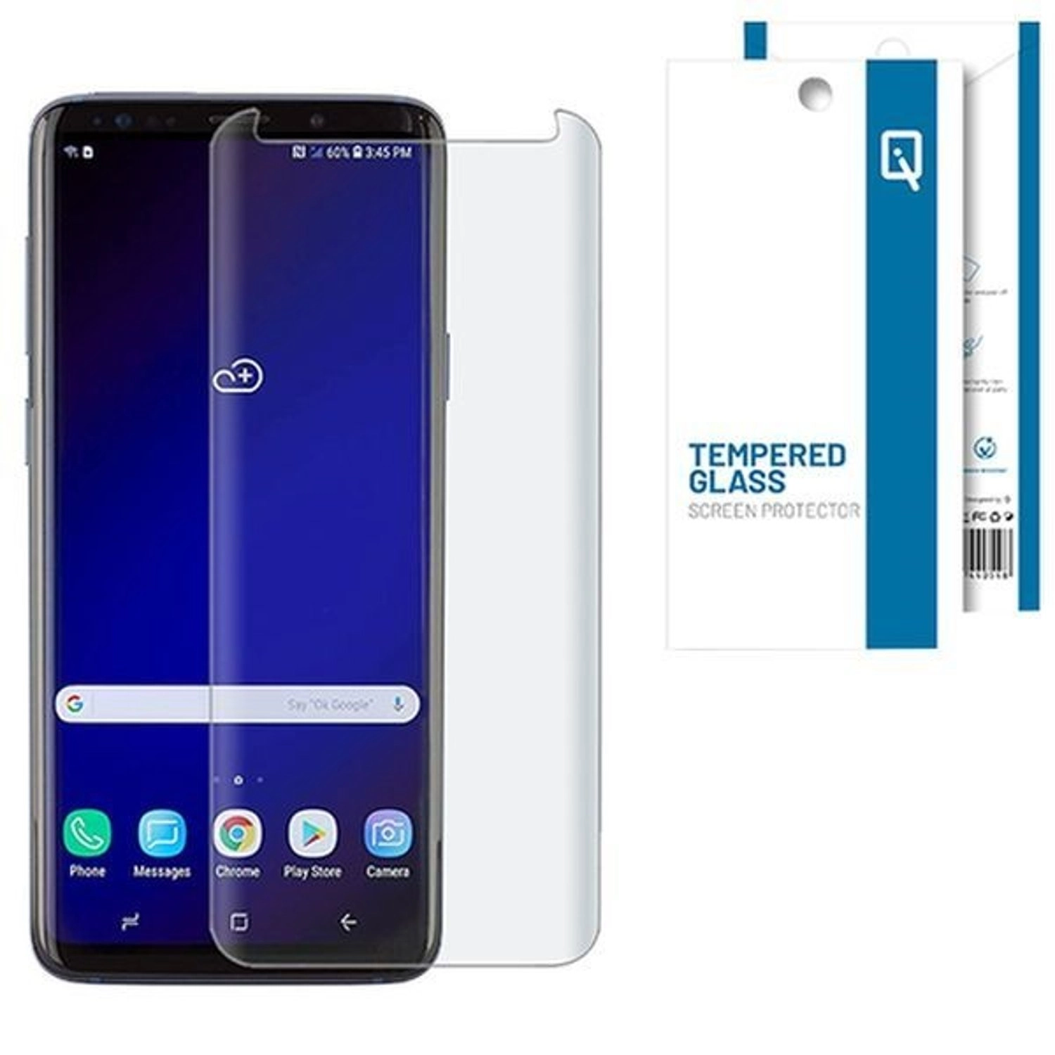 IQ Clear Tempered Glass Screen Protector for Samsung Galaxy S9 Plus