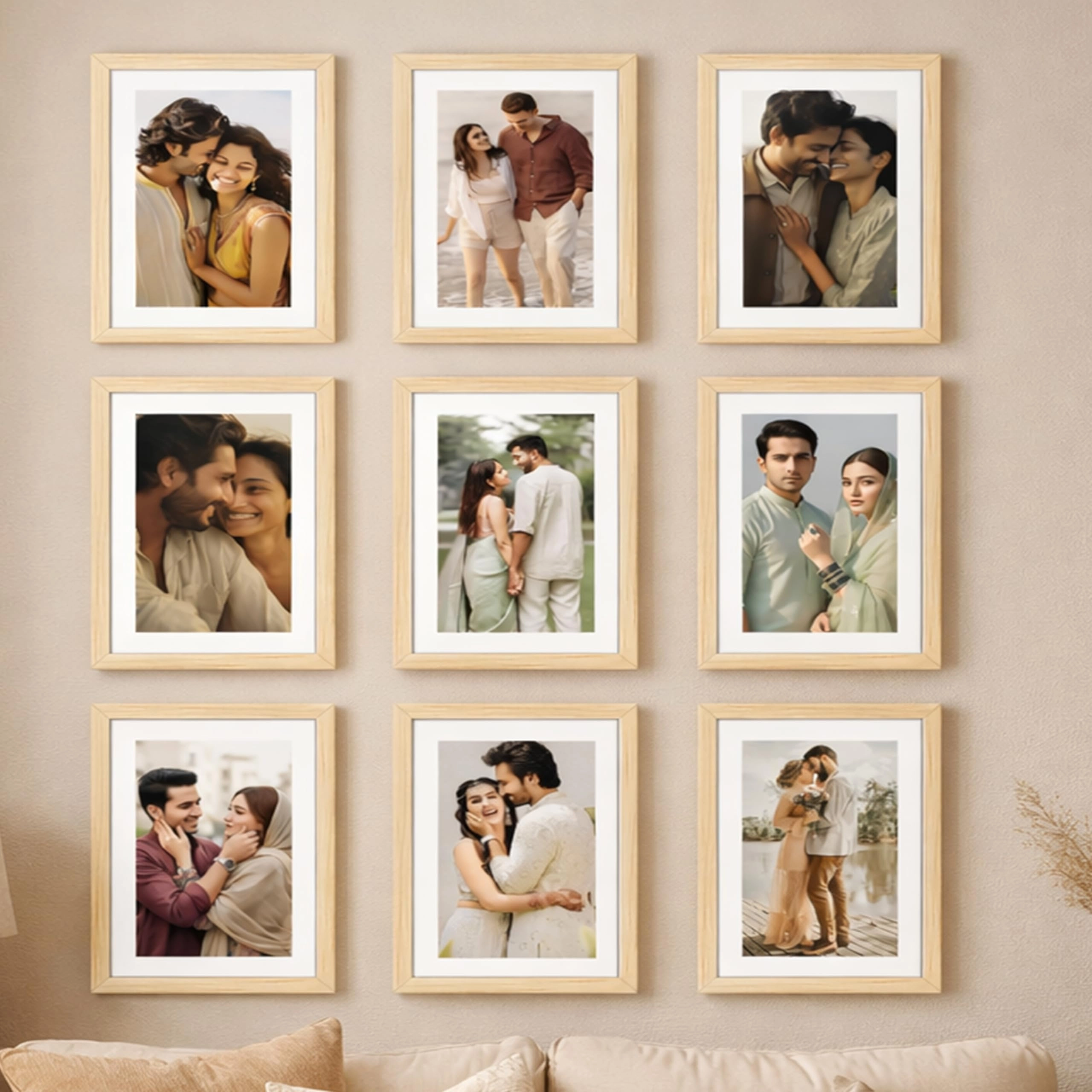 Edge Square Collage Picture Frame - 11x14 Inch