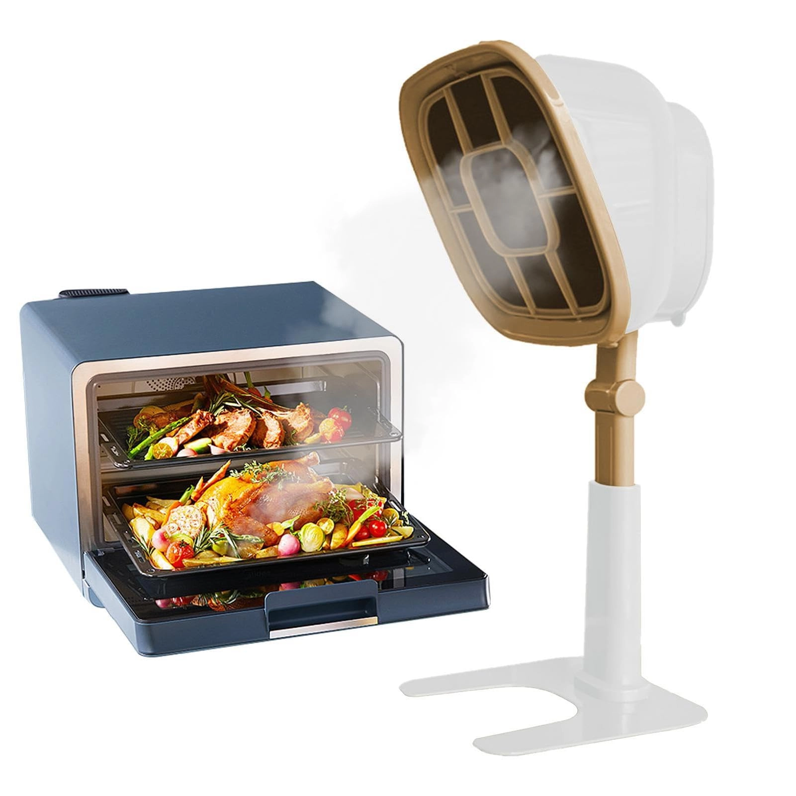 Desktop Range Hood - USB 3 speeds White