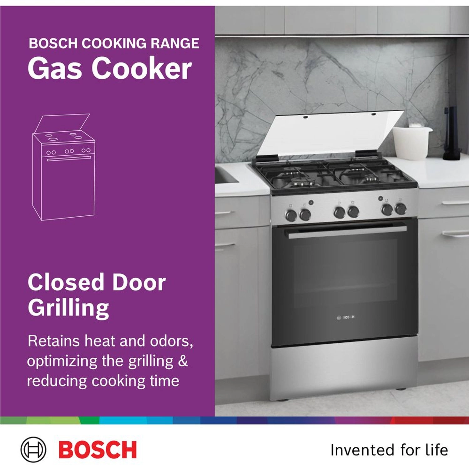 HGA120B51M GAS Cooker