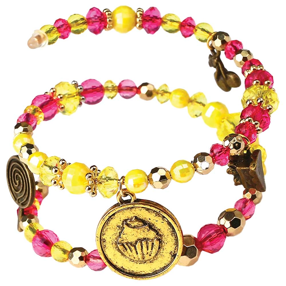 Ultimately Me - Jewelry Making Kit 3 bracelets over 240 beads 14 charms