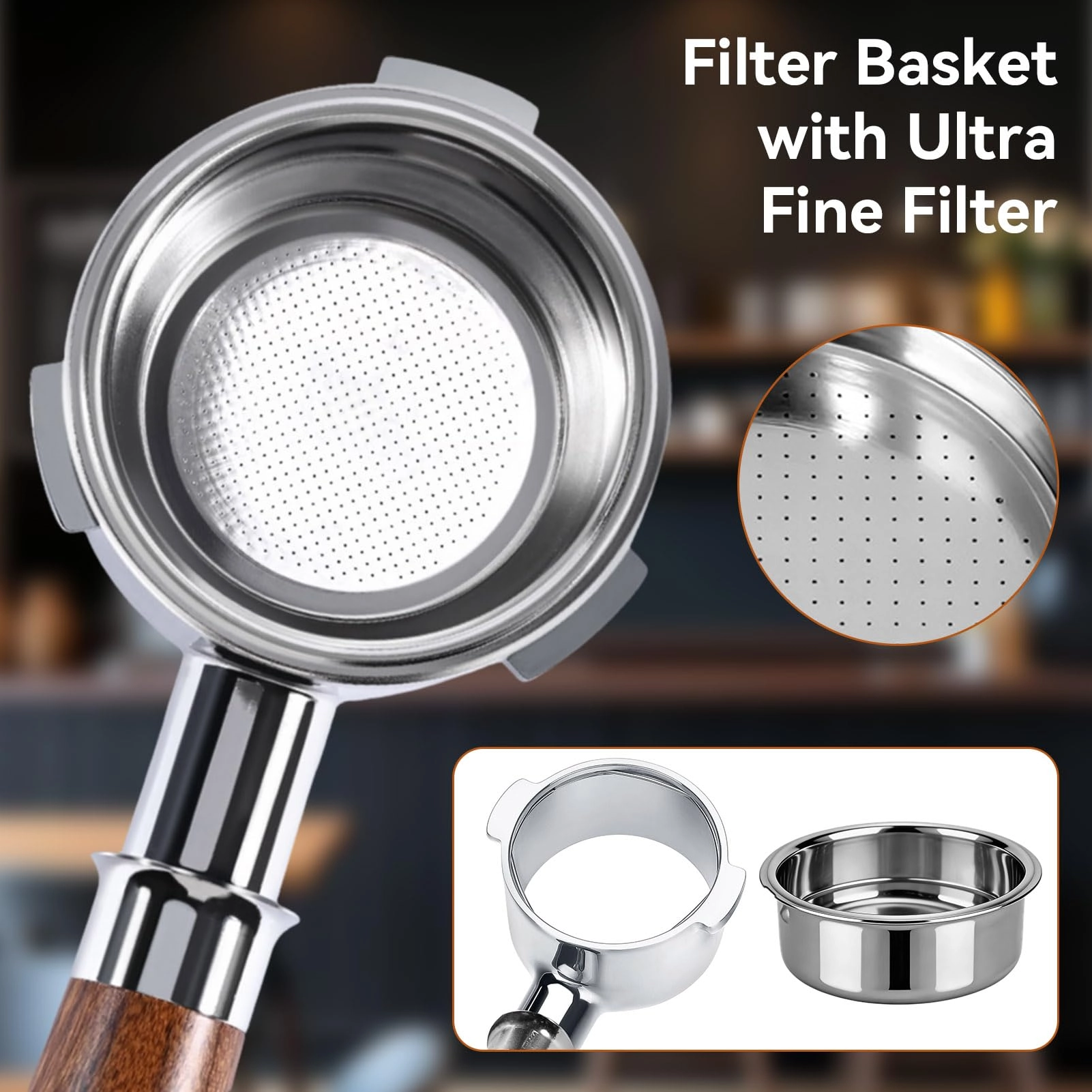 Coffee Filter - 51mm Double Layer Pressurized