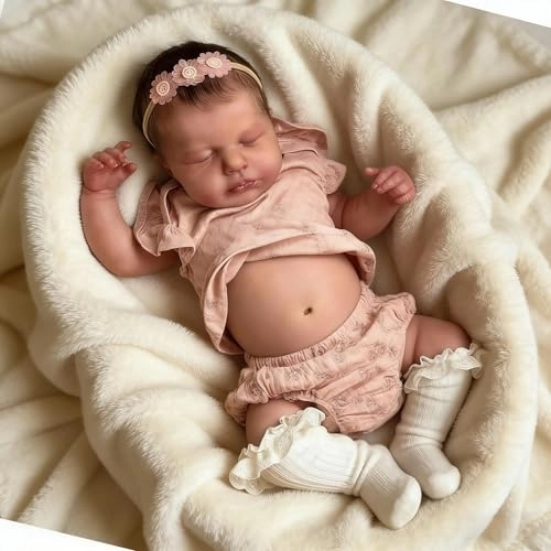 LOULOU Reborn Baby Doll - 20 Inch Vinyl Girl Ages 3+