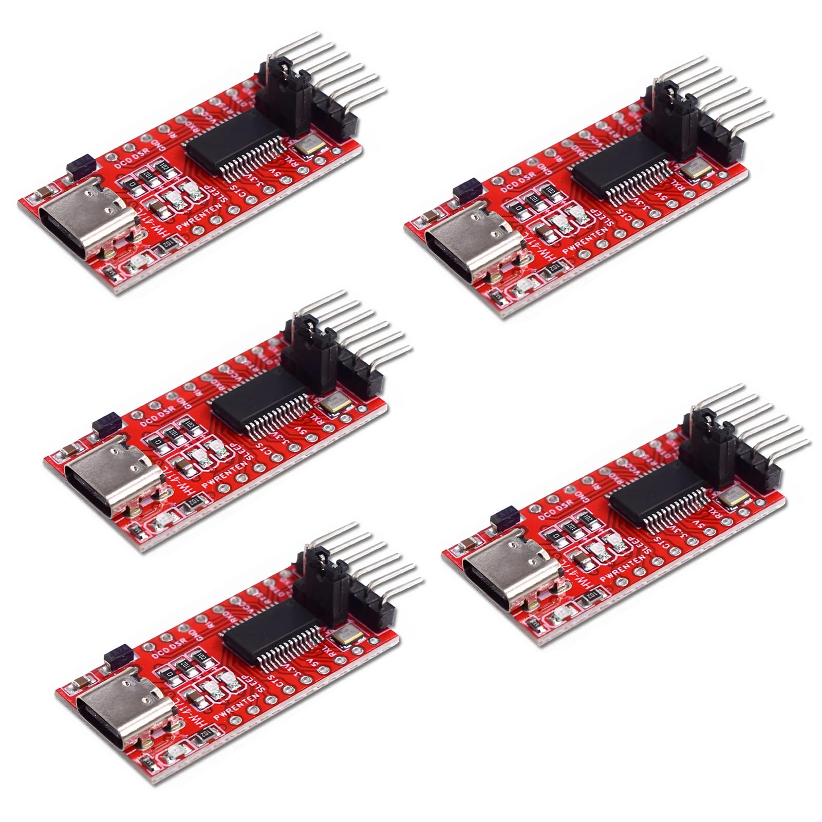 iHaospace USB C to TTL Serial Converter Adapter - USB Type A 5 x
