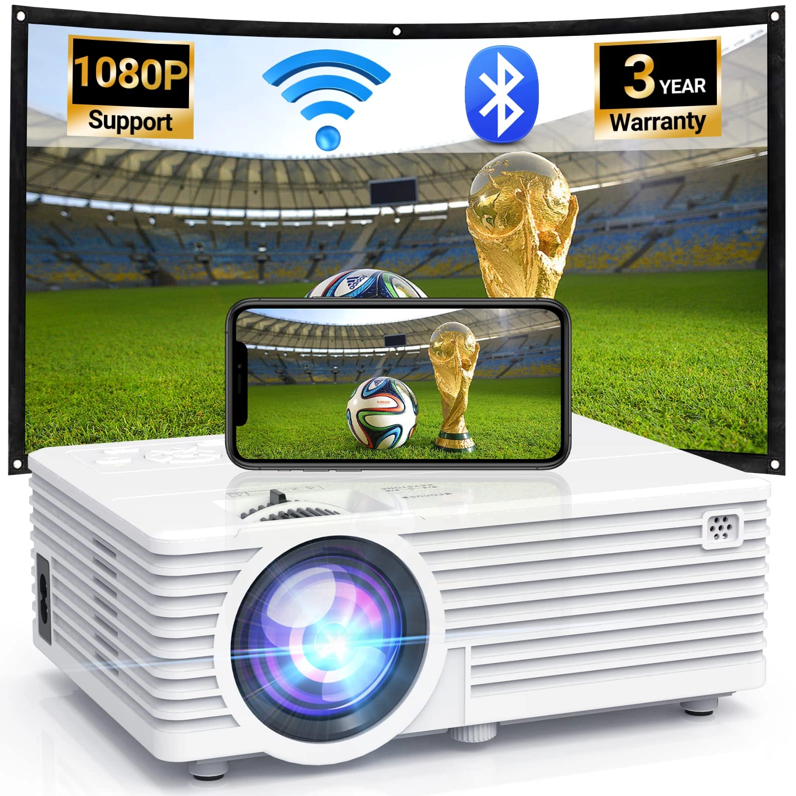 PANSEBA PNS-P25 - 280 ANSI Lumens 1920 x 1080