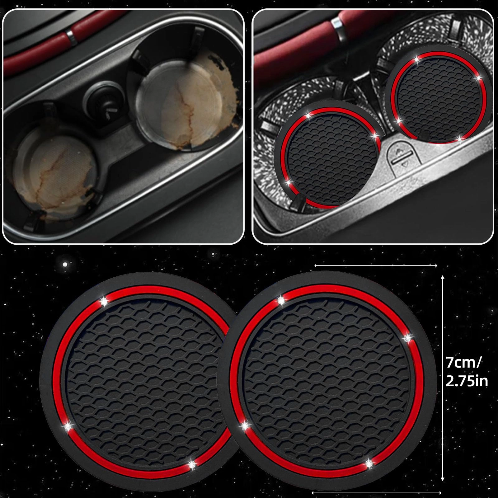 Bling Car Accessories Set