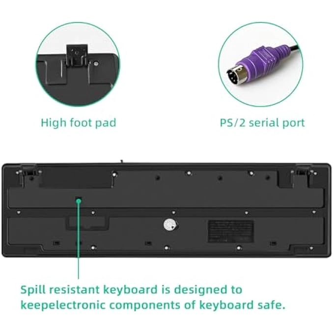 COMPUTER QUIET KEYBOARD - Wired