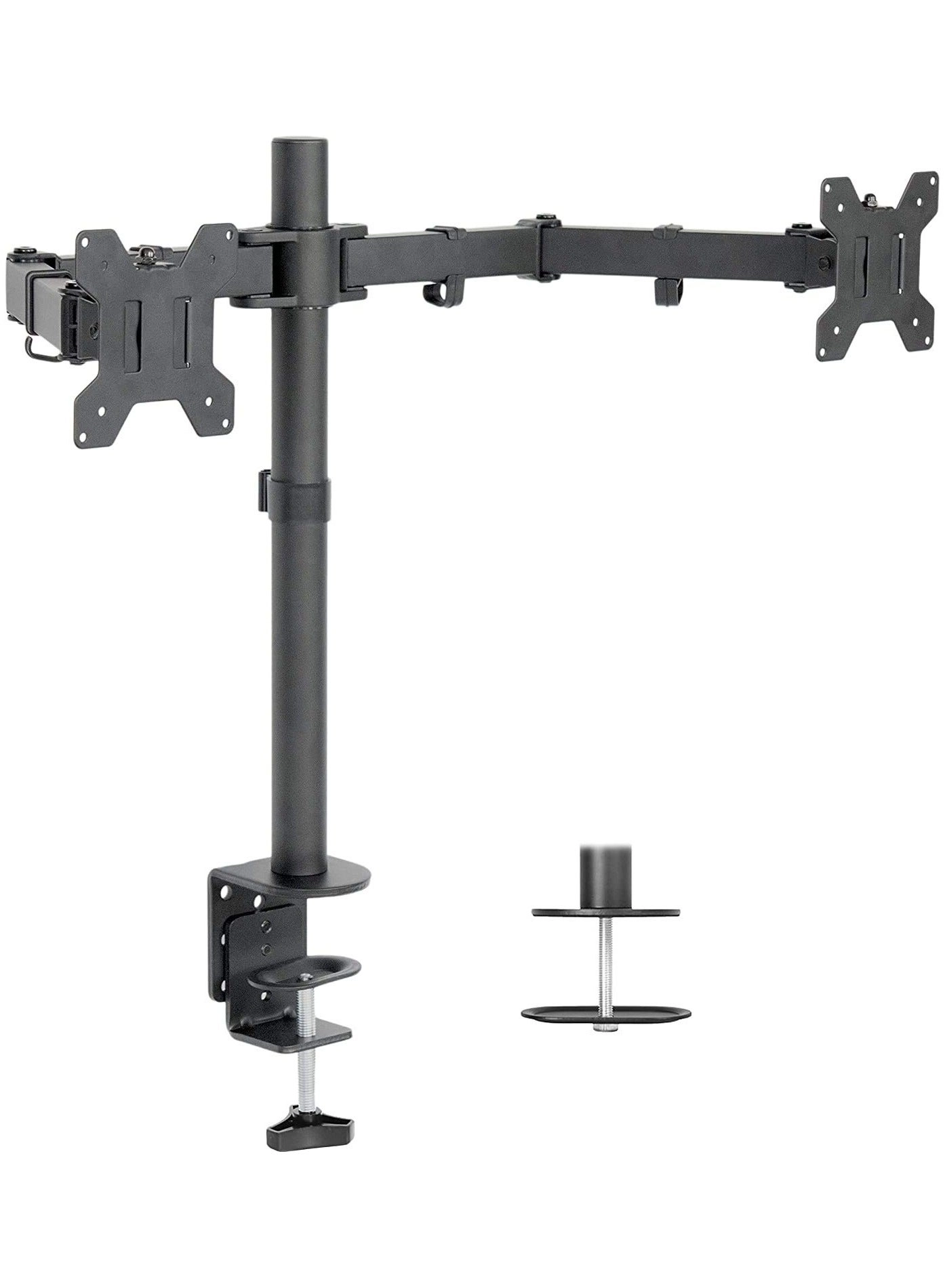 Dual LCD Monitor Desk Mount Stand - 2 27in