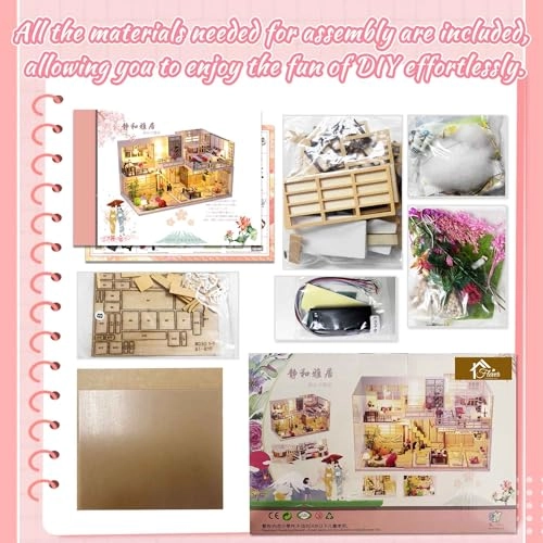 Dollhouse Miniature DIY House Kit - Dream Bottle Series 1:32