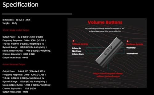 UA3 - Portable Dac And Headphone Amplifier 32Bit 768Khz Dsd512