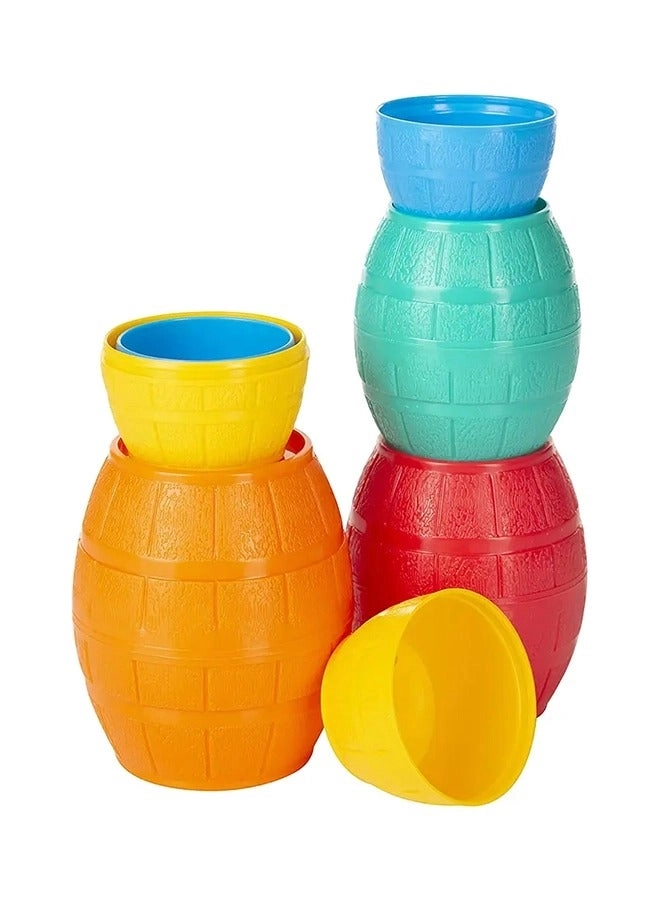 Stacking Barrels - Suitable for 12 Months & above 5 Pieces