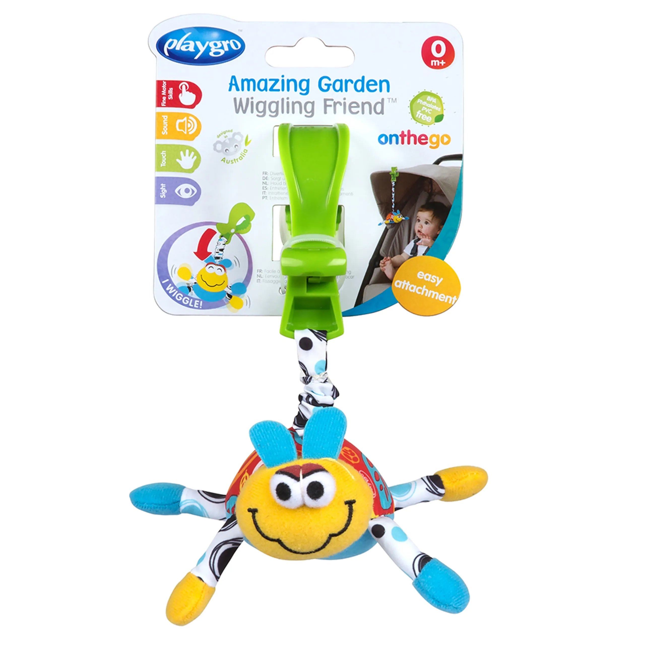 Amazing Garden Wiggling Ladybug - 0 month