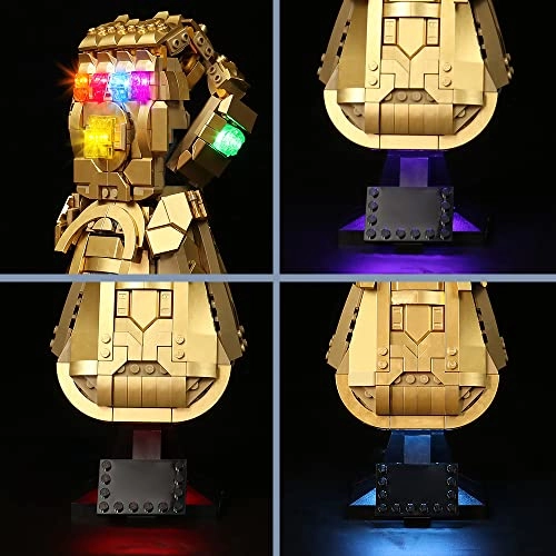 LED Light Set for LEGO Marvel The Infinity Glove 76191 - copper line 1 5 Volts (DC)