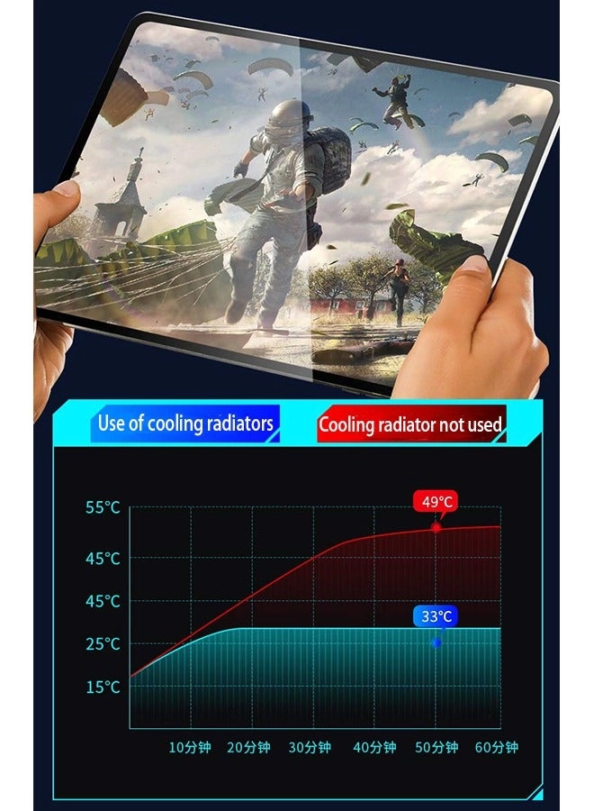 iPad Cooler - 45W RGB Lighting Temperature Display