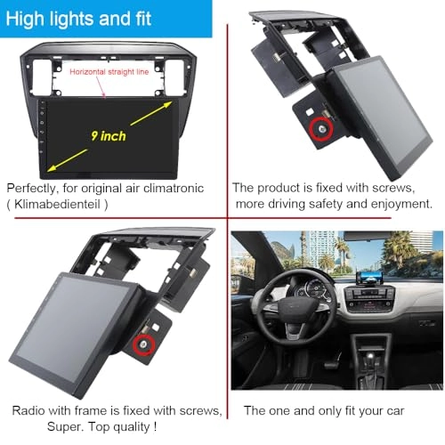 Android Car GPS Navigation + Rear View Camera - 9 inch 2+32GB FO-G7318A+7318